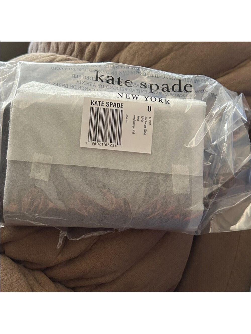Kate Spade Brown Leather Bifold Wallet Hot Fudge NWT - Picture 6 of 6
